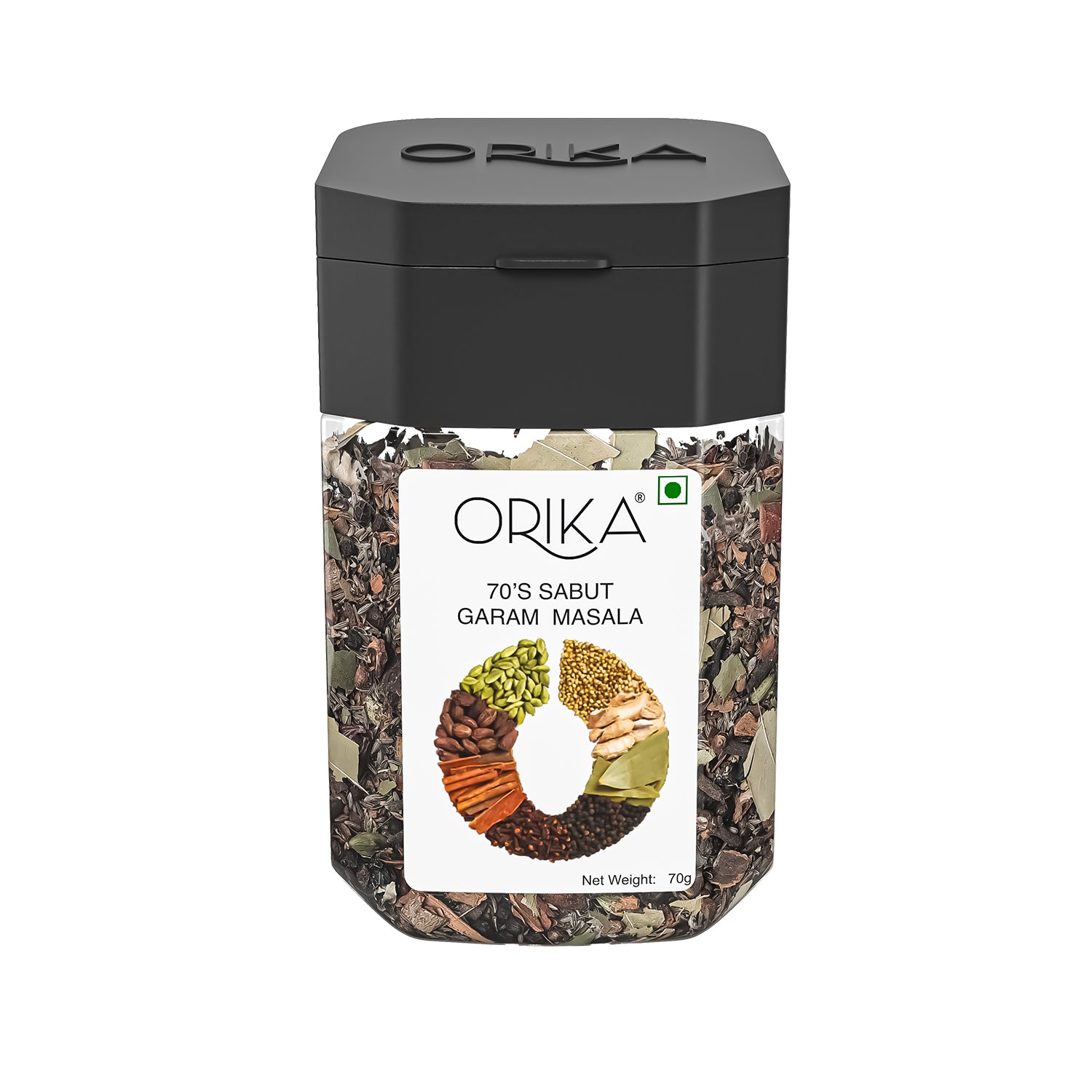 Orika's 70's Sabut Garam Masala, 70g - Orika Spices India