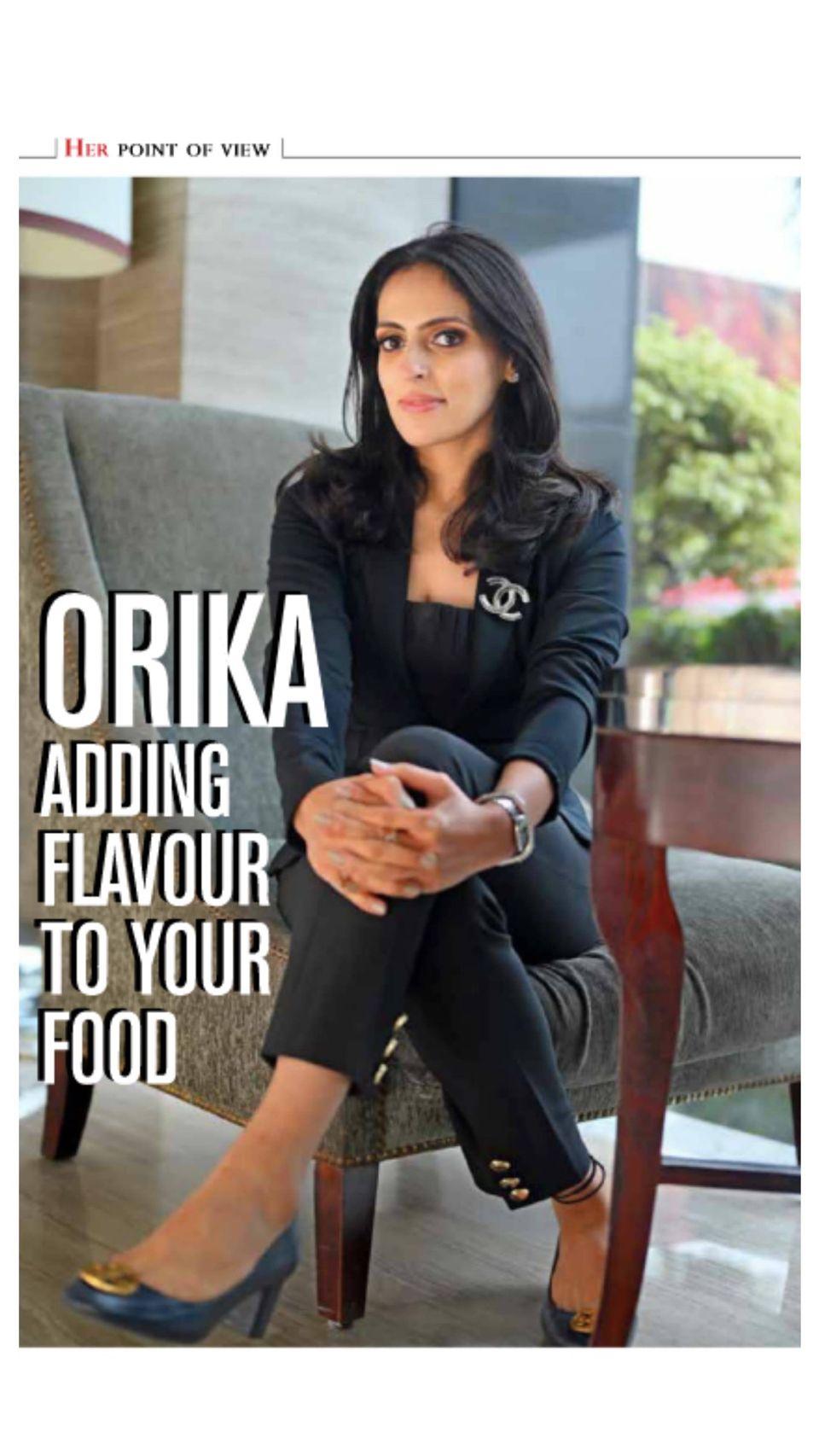 Featured in Urban Melange - Orika Spices India