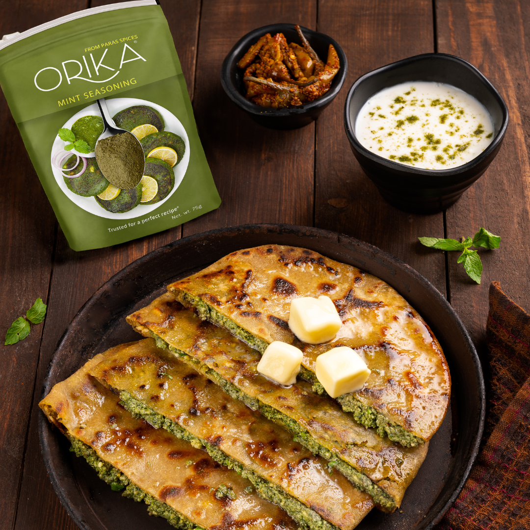Orika Mint Seasoning Parantha Recipe