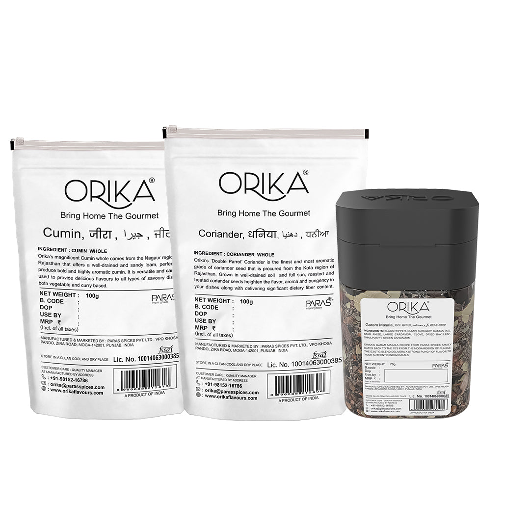 Daily Cooking Combo, Pack of 3, 270g - Orika Spices India