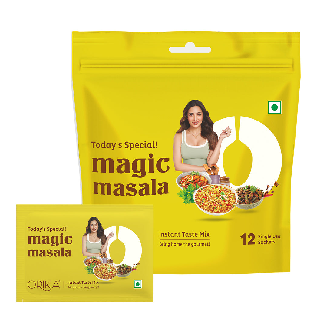 Today's Special Magic Masala, 12 single use sachets, All in One Masala - Orika Spices India