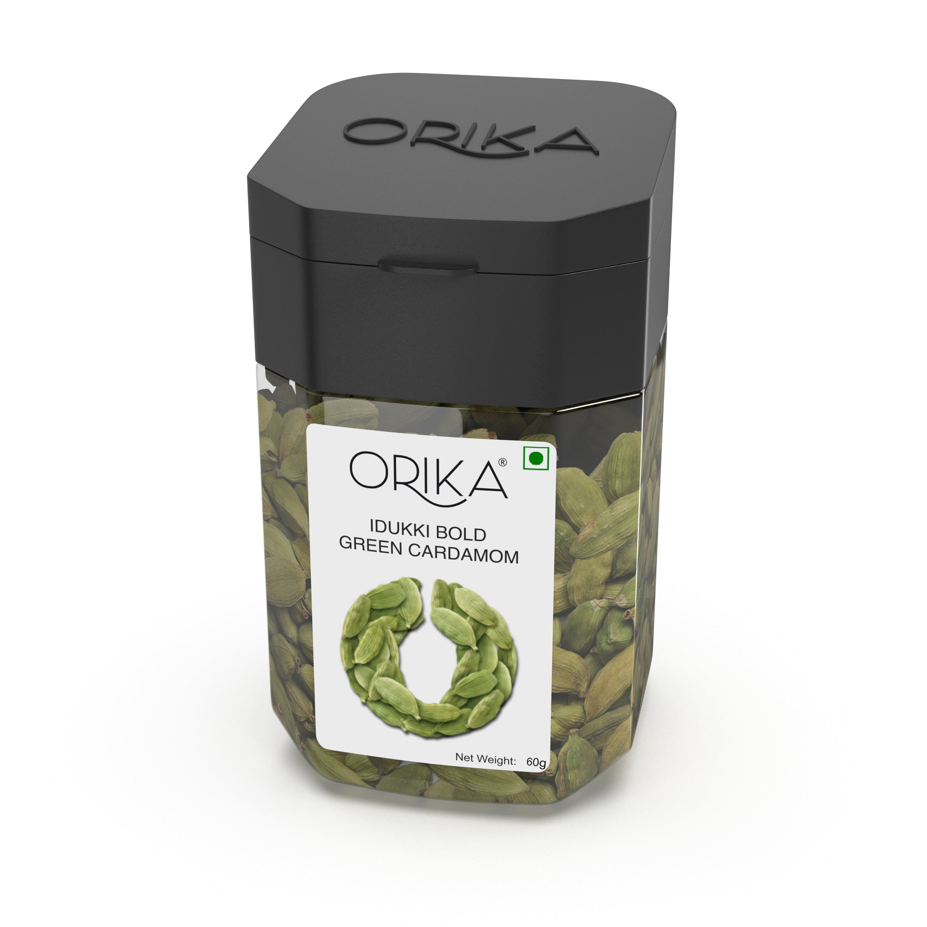 Orika's Idukki Bold Green Cardamom, 60g
