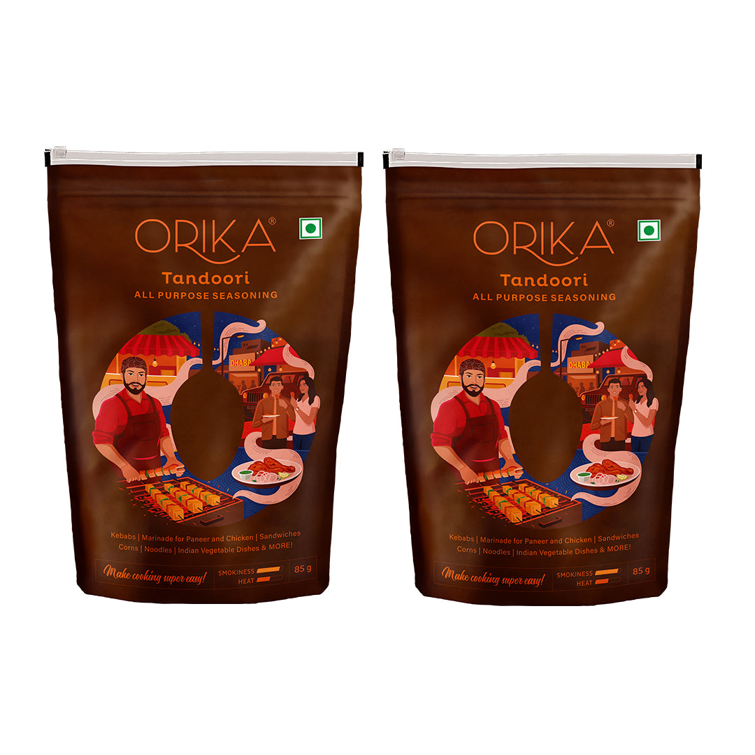 Orika Tandoori Marinade Combo (Pack of 2, 85gms each) - Orika Spices India