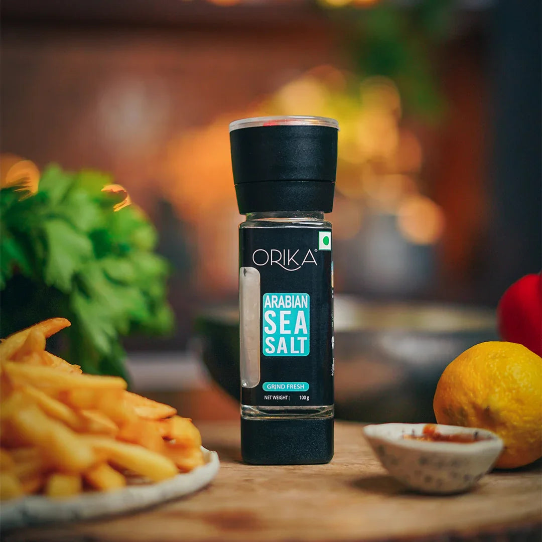 Arabian Sea Salt Grinder 100 gm - Orika Spices India
