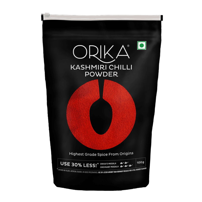Kashmiri Chilli Powder, 100gm - Orika Spices India