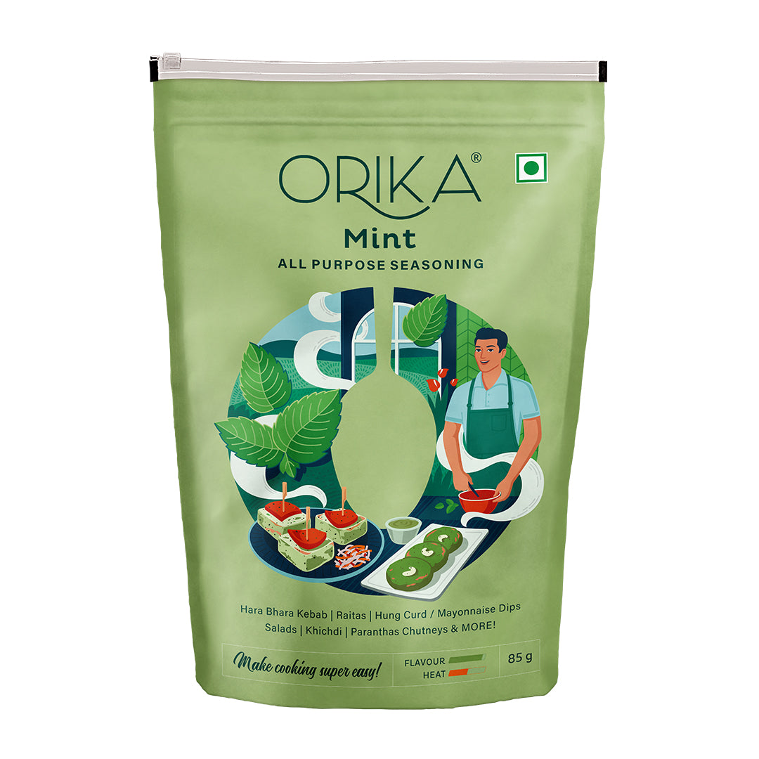 Orika Mint All Purpose Seasoning, 85g - Orika Spices India