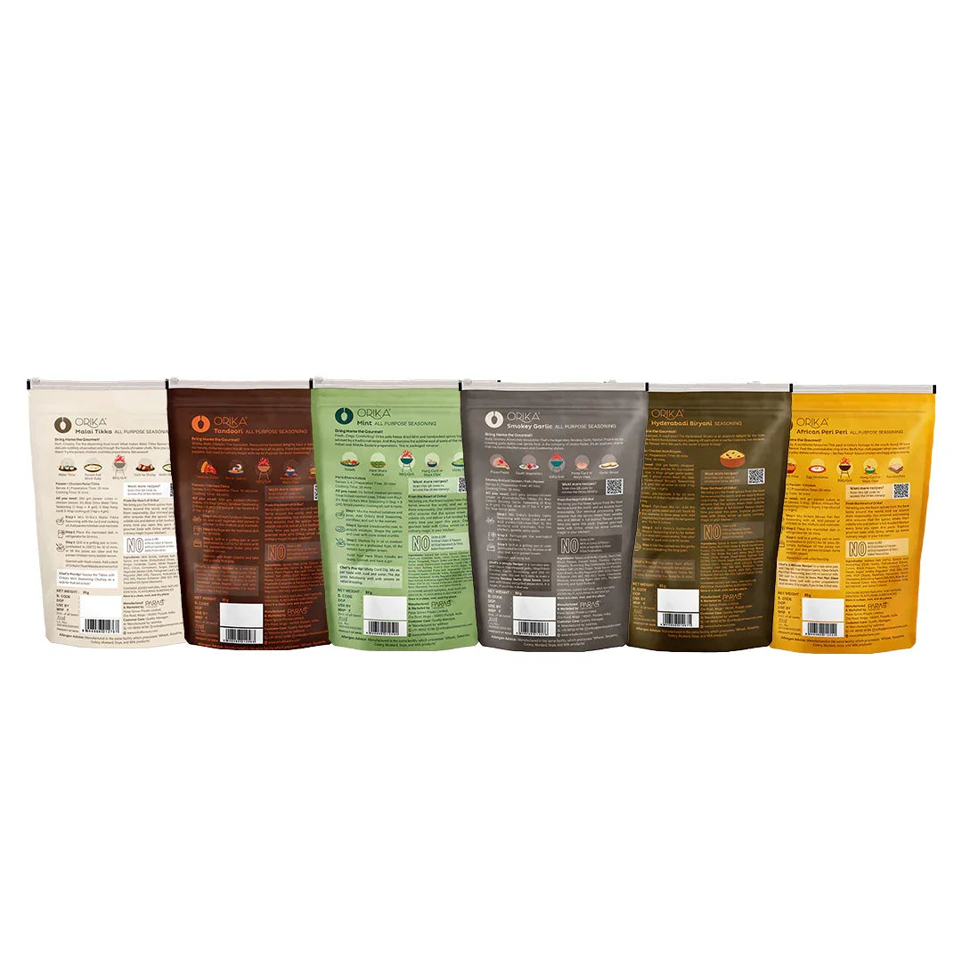 Orika 6 Seasoning Wonders (Pack of 6 ) - Orika Spices India