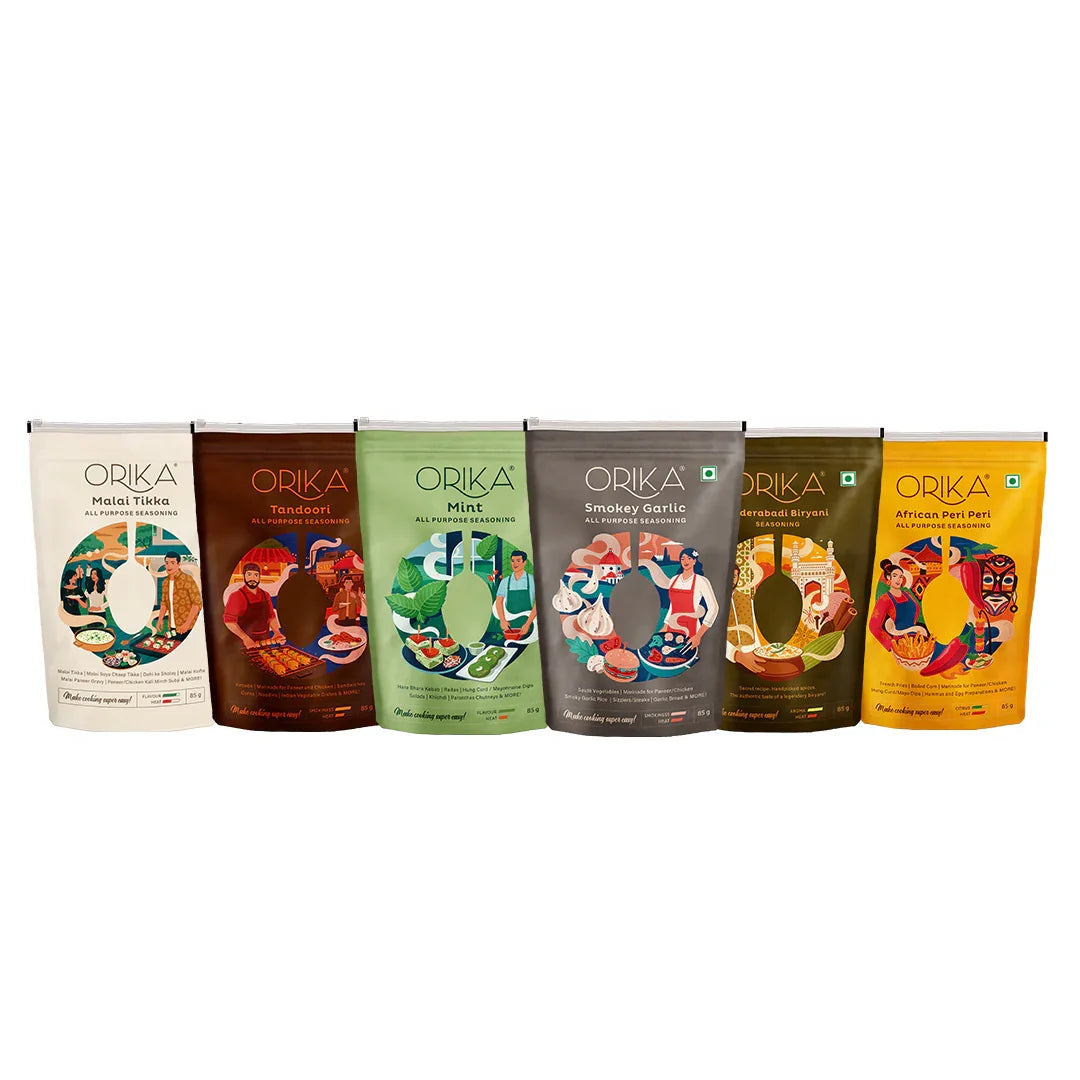 Orika 6 Seasoning Wonders (Pack of 6 ) - Orika Spices India