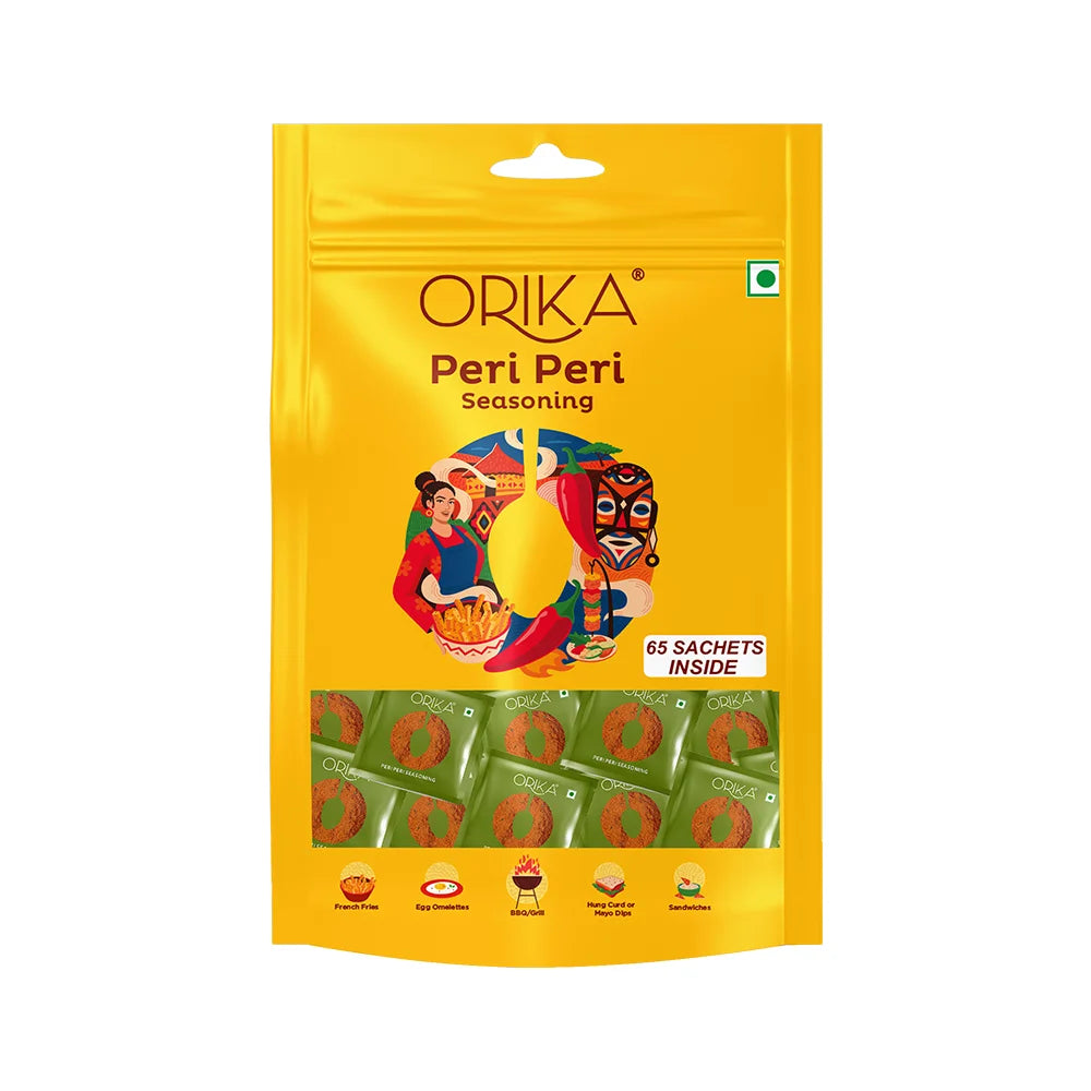 Orika African Peri Peri All Purpose Seasoning, 65 Sachet - Orika Spices India