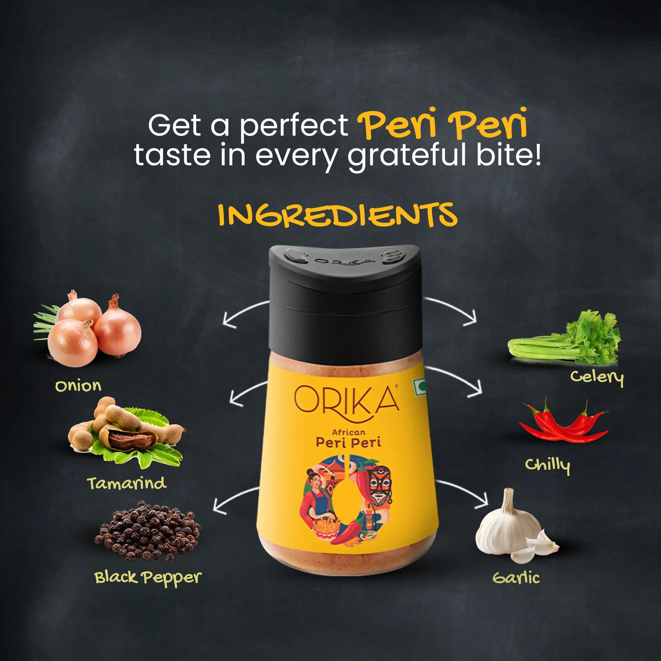 Orika Afro-Italian Spice Drizzle, 150g - Orika Spices India
