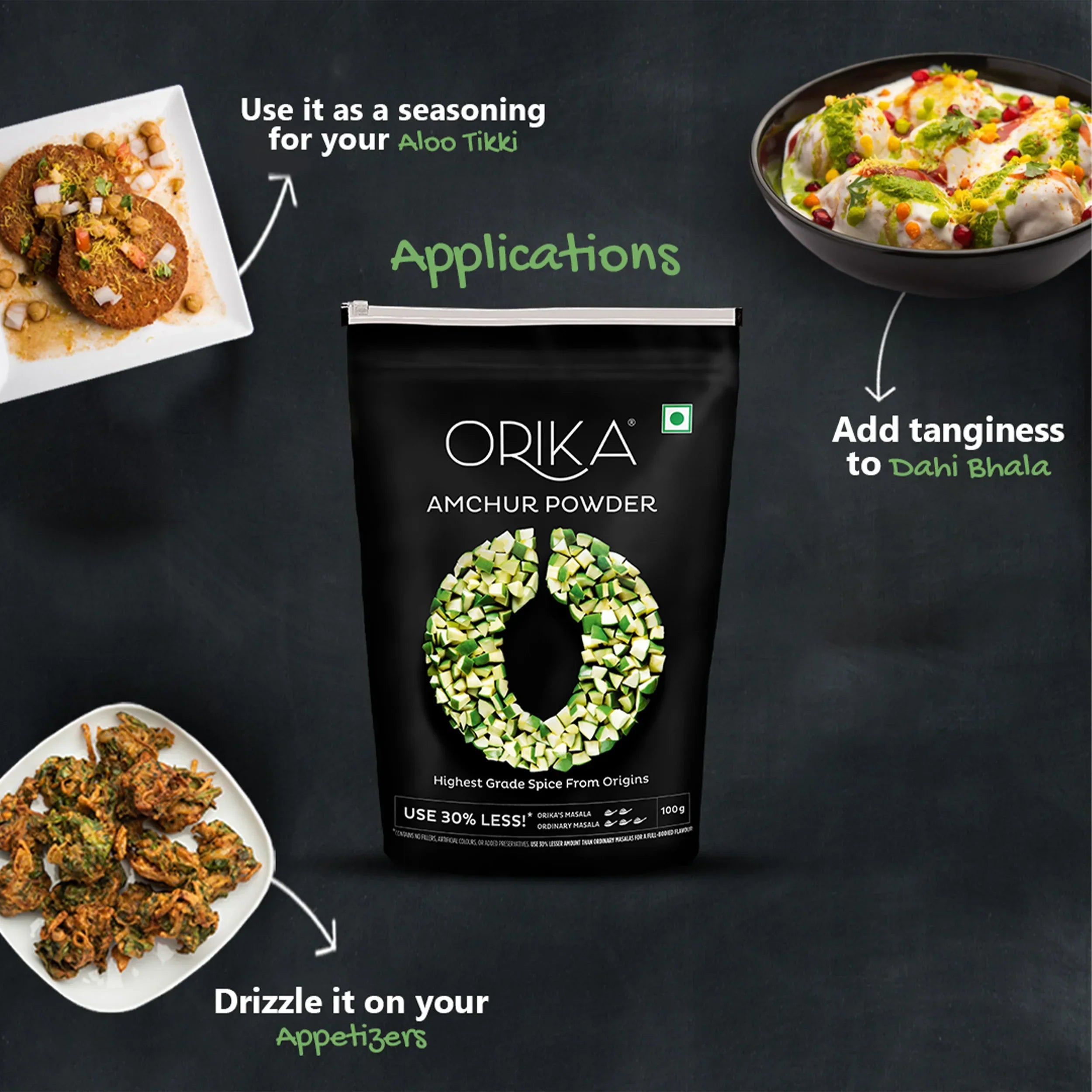Orika Amchur Powder, 100 gm - Orika Spices India