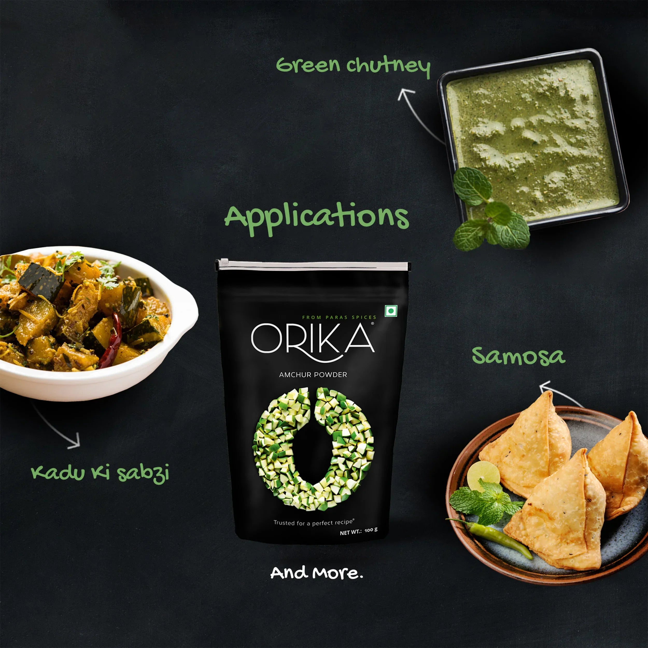 Orika Amchur Powder, 100 gm - Orika Spices India