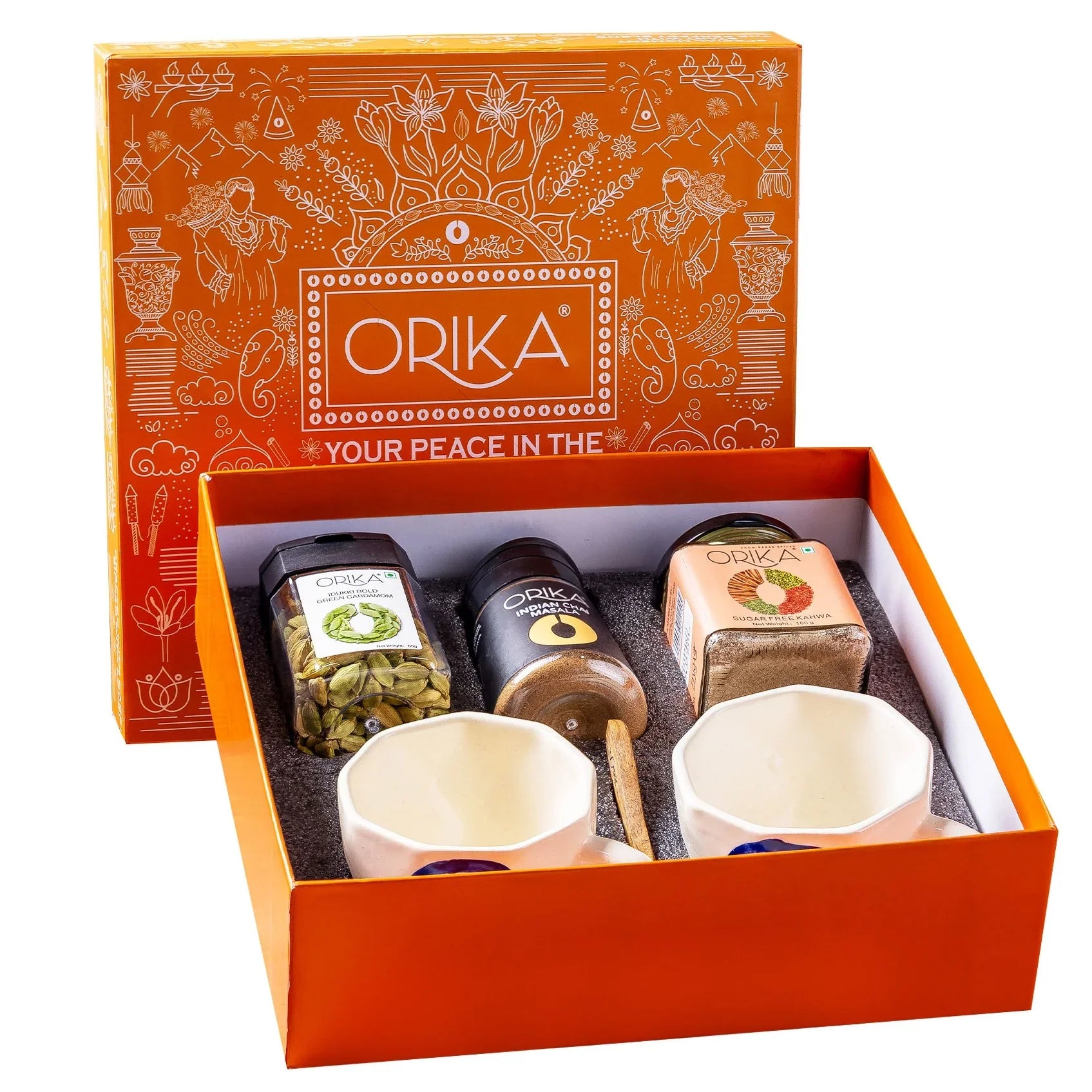Orika Gift of Warmth Tea Box, 1230g - Orika Spices India