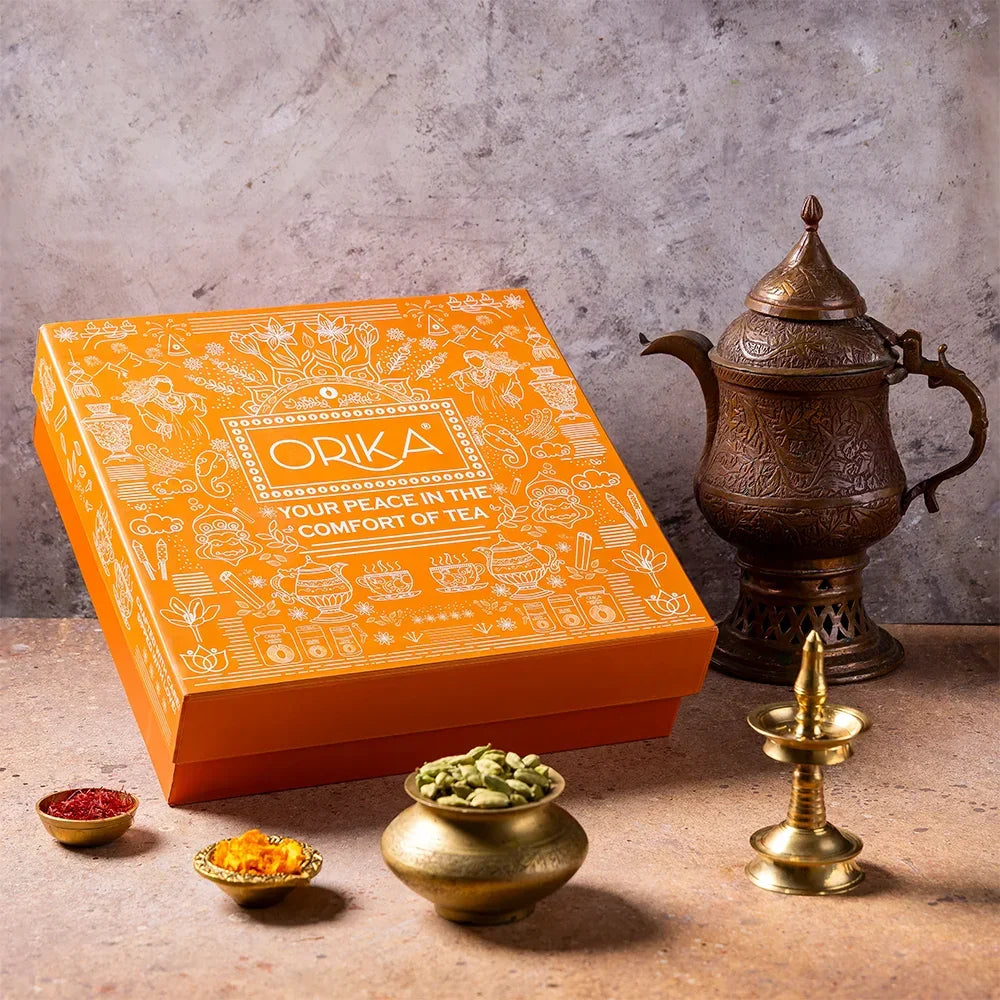 Orika Gift of Warmth Tea Box, 1230g - Orika Spices India