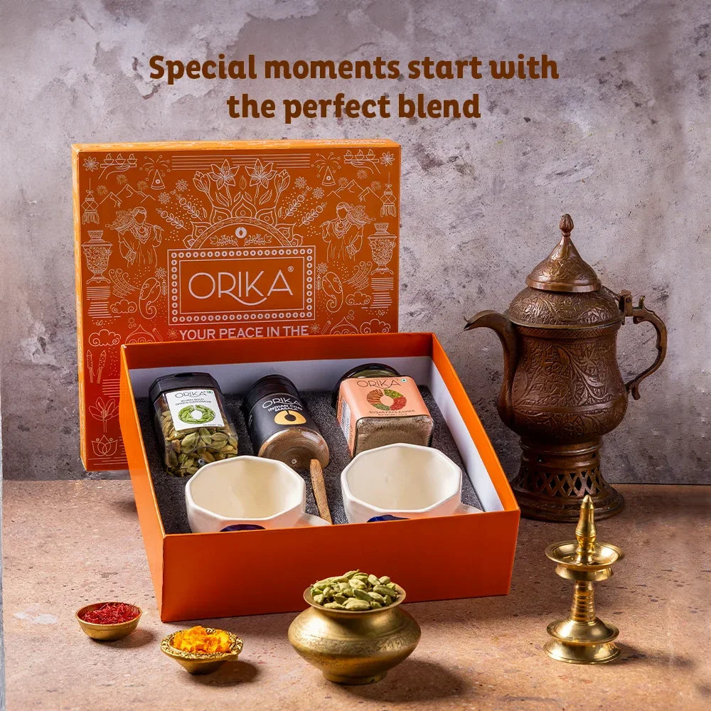 Orika Gift of Warmth Tea Box, 1230g - Orika Spices India