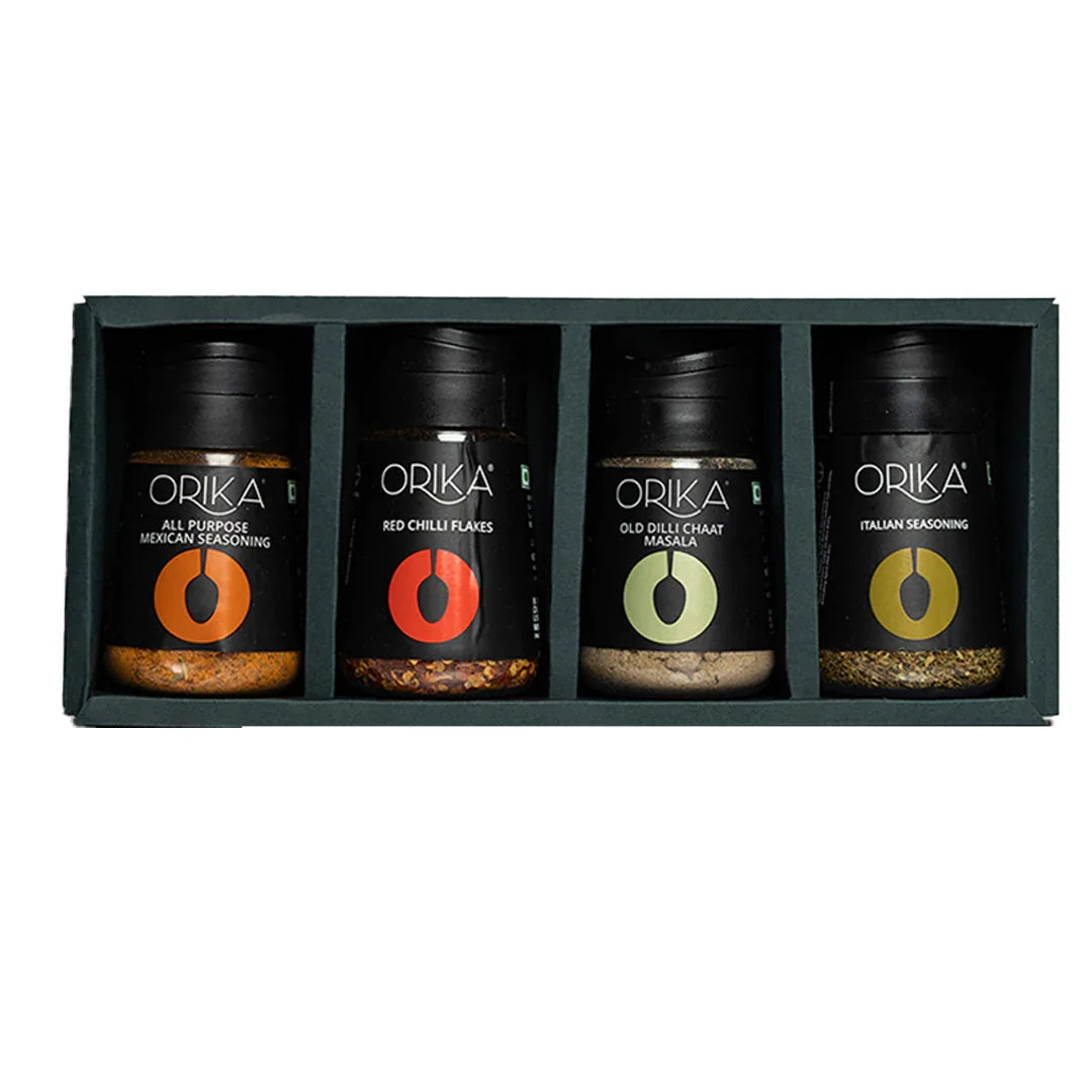 Orika Gourmet Sprinkler Gift Box (Pack of 4) - Orika Spices India