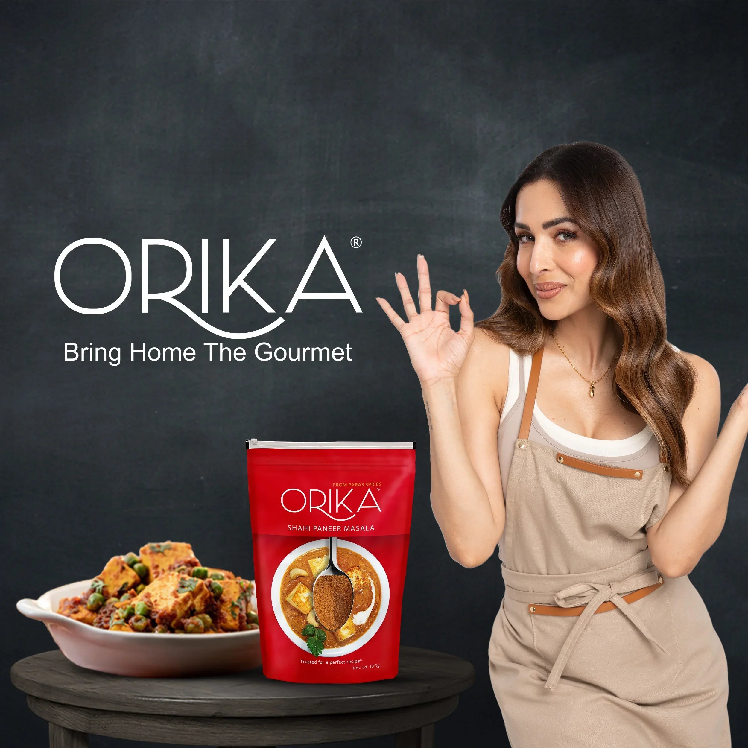 Orika Indian Mix Combo 3 (Shahi Paneer Masala, Chana Masala, Rajma Masala, Dal Makhani Masala) (Pack of 4, 100gms each) - Orika Spices India