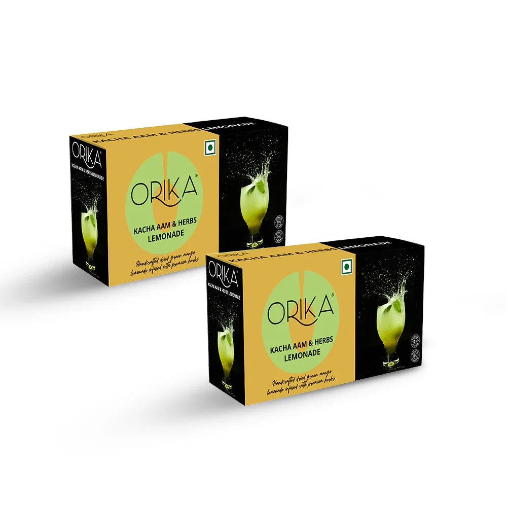 Orika Kacha Aam Lemonade Pack of 2, 190g/each - Orika Spices India