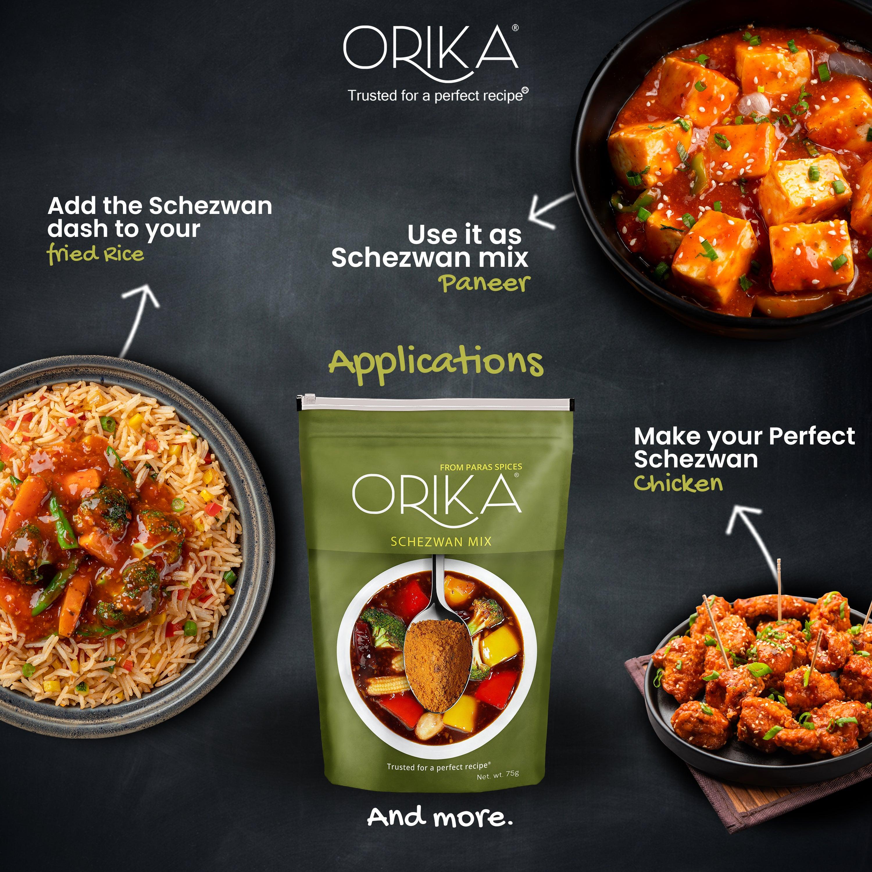 Schezwan mix Seasoning, 75gm - Orika Spices India