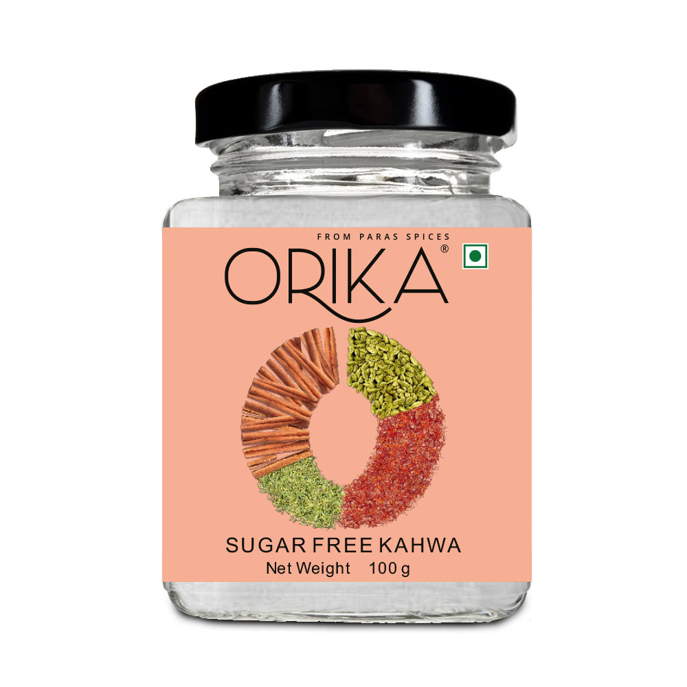 Premium Sugar Free Kahwa, 100gm - Orika Spices India