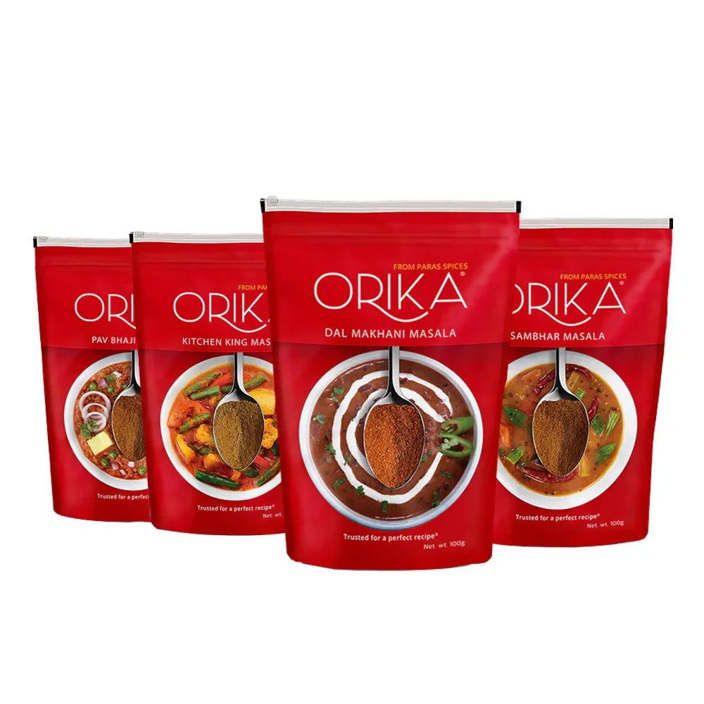 Orika Authentic Indian Recipe Combo (Pack of 4, 100 gm each) - Orika Spices India
