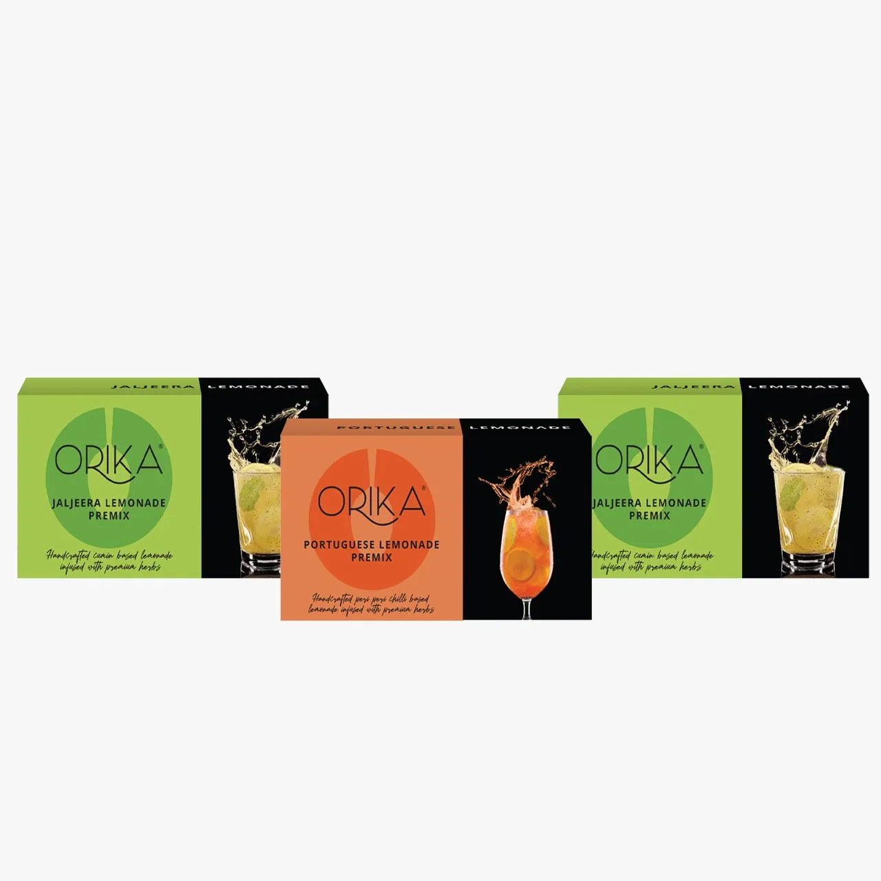 Orika Herbilicious Lemonade Combo ( Jaljeera Lemonade (Pack of 2) + Portuguese Lemonade (Pack of 1)) - Orika Spices India