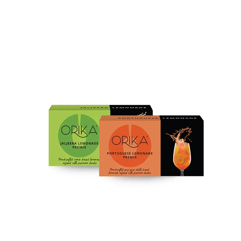 Orika Herbilicious Lemonade Combo(Portuguese & Jaljeera ), Pack of 2 - Orika Spices India