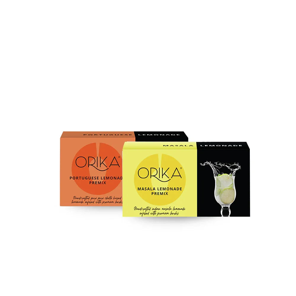 Orika Herbilicious Lemonade Combo (Portuguese & Masala), Pack of 2 - Orika Spices India