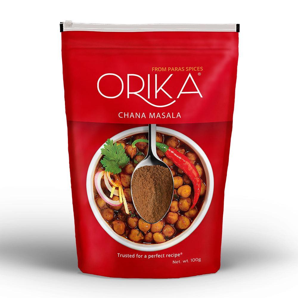 Orika Indian Mix Combo 3 (Shahi Paneer Masala, Chana Masala, Rajma Masala, Dal Makhani Masala) (Pack of 4, 100gms each) - Orika Spices India