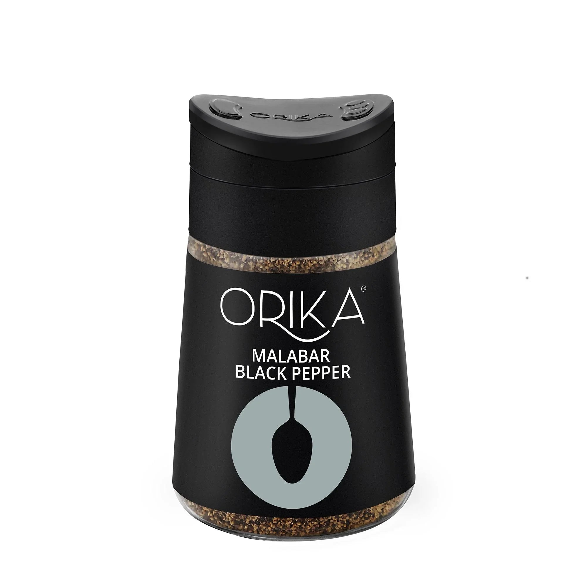 Orika Malabar Black Pepper, 80gm - Orika Spices India