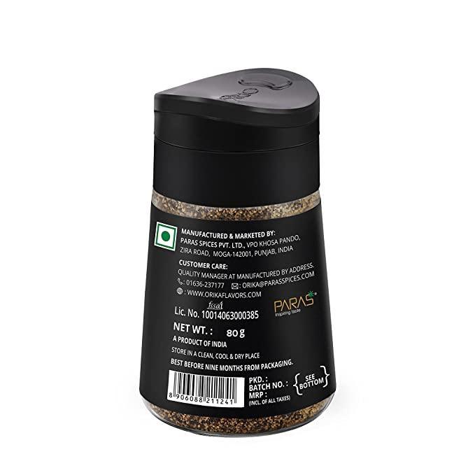 Orika Malabar Black Pepper, 80gm - Orika Spices India