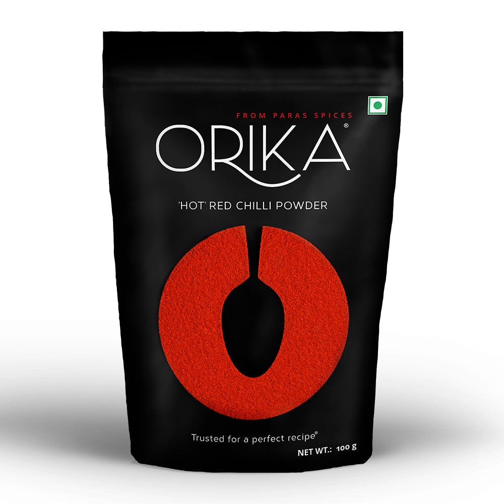 Pantry Essential Combo (Salem Turmeric Powder, Coriander Powder, Hot Red Chilli Powder, Kashmiri Chilli Powder, Garam Masala) (Pack of 5, 100gms each) - Orika Spices India